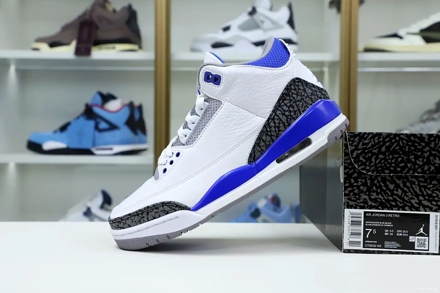 RETRO BLUE' AIR Kimikick 3 'RACER JORDAN 0425